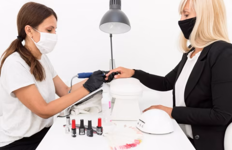 Alongamento de Unhas Fibra de Vidro